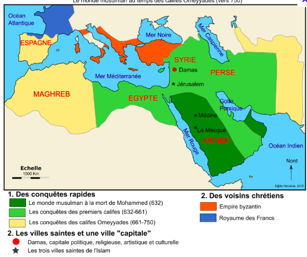Morcellement de l'Empire (carte)