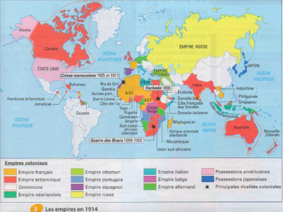 Conquêtes et sociétés coloniales - Edumooc Histoire-géographie- séances ...